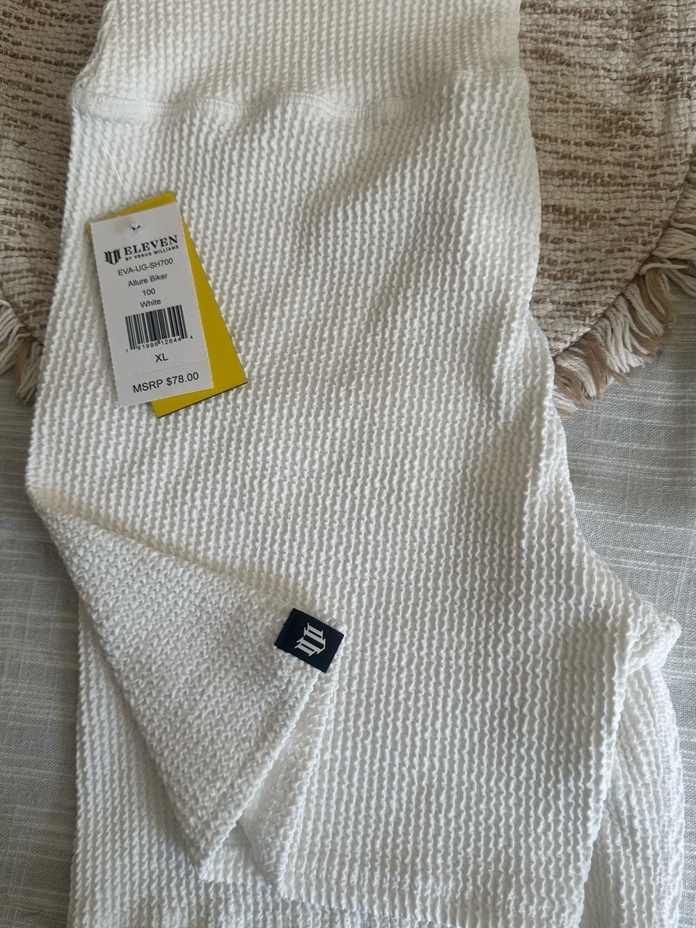 EleVen by Venus Williams White Knit Girls' Shorts